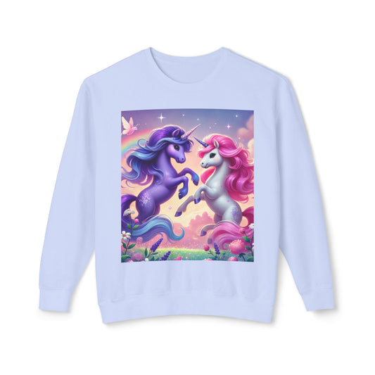 Fairytale Unicorn Crewneck Sweatshirt - Cozy and Colorful