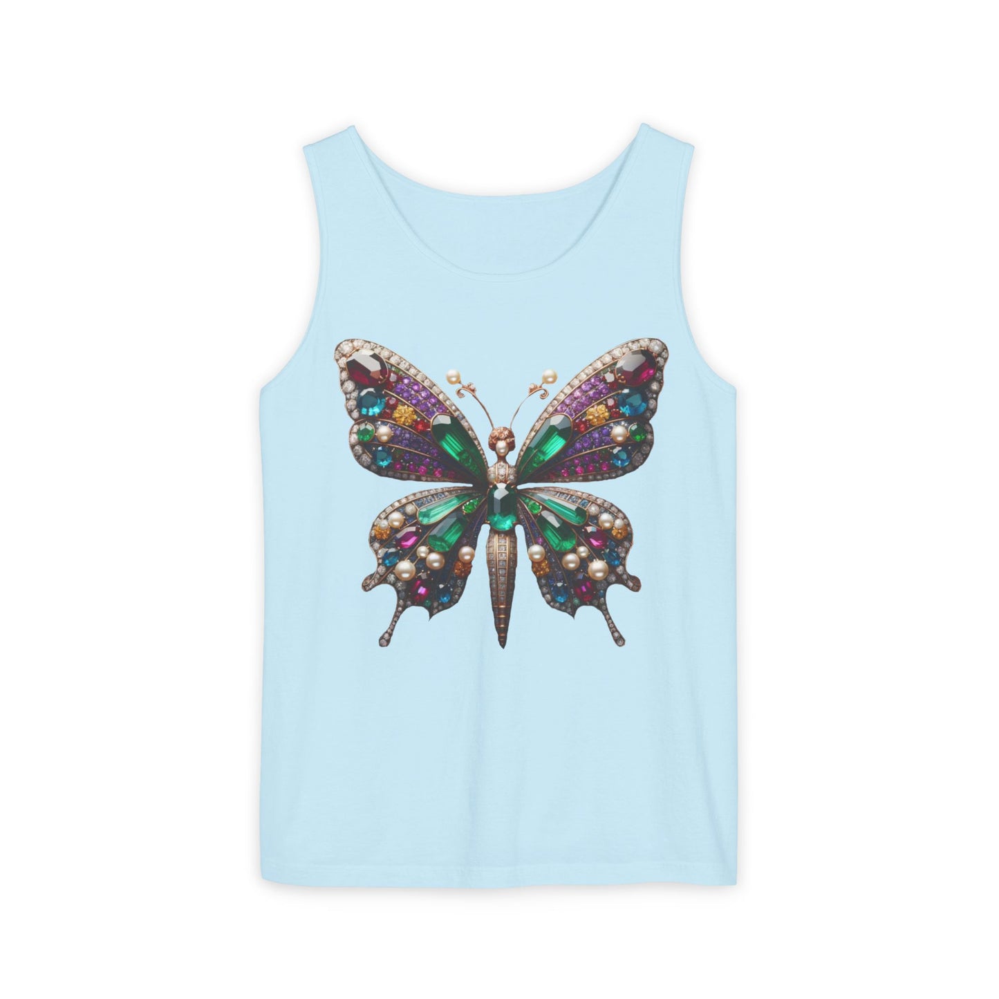 Butterfly Art Unisex Tank Top – Vibrant Summer Style