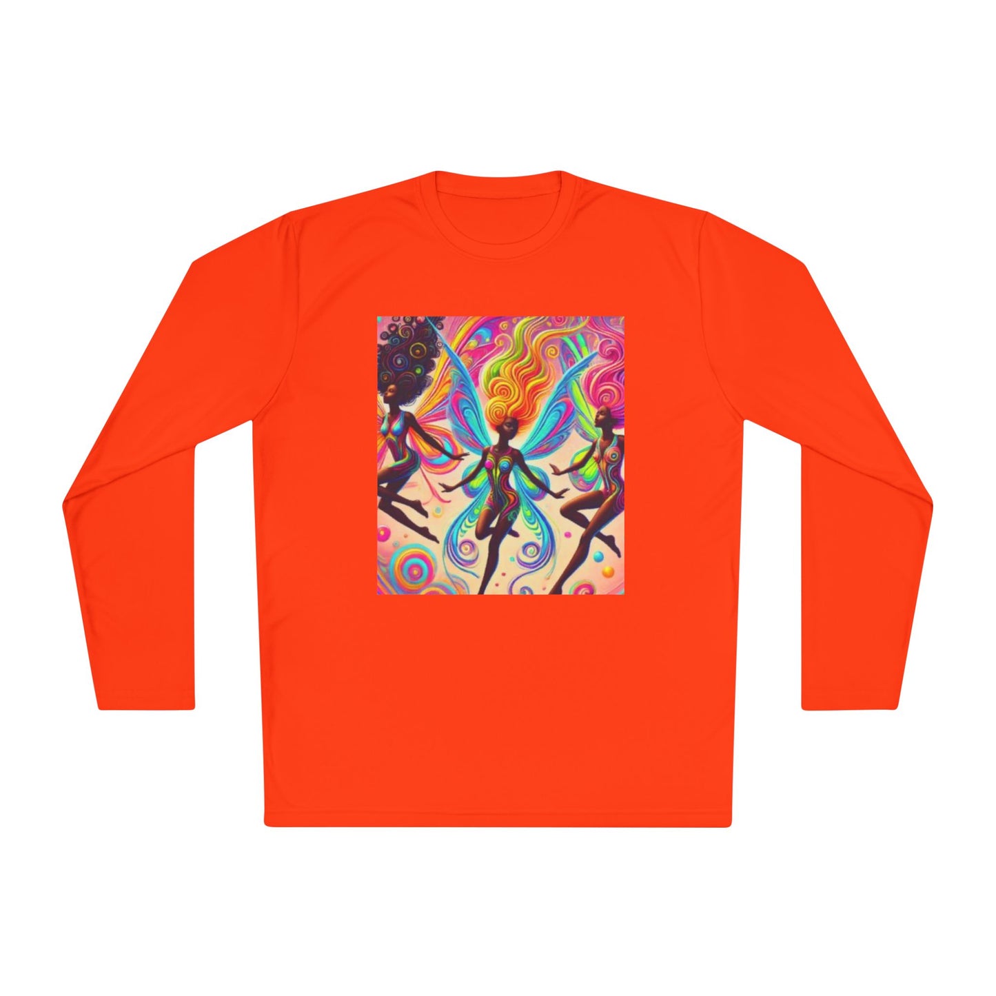 Colorful Dance Art Unisex Lightweight Long Sleeve Tee - Perfect for Festivals & Celebrations