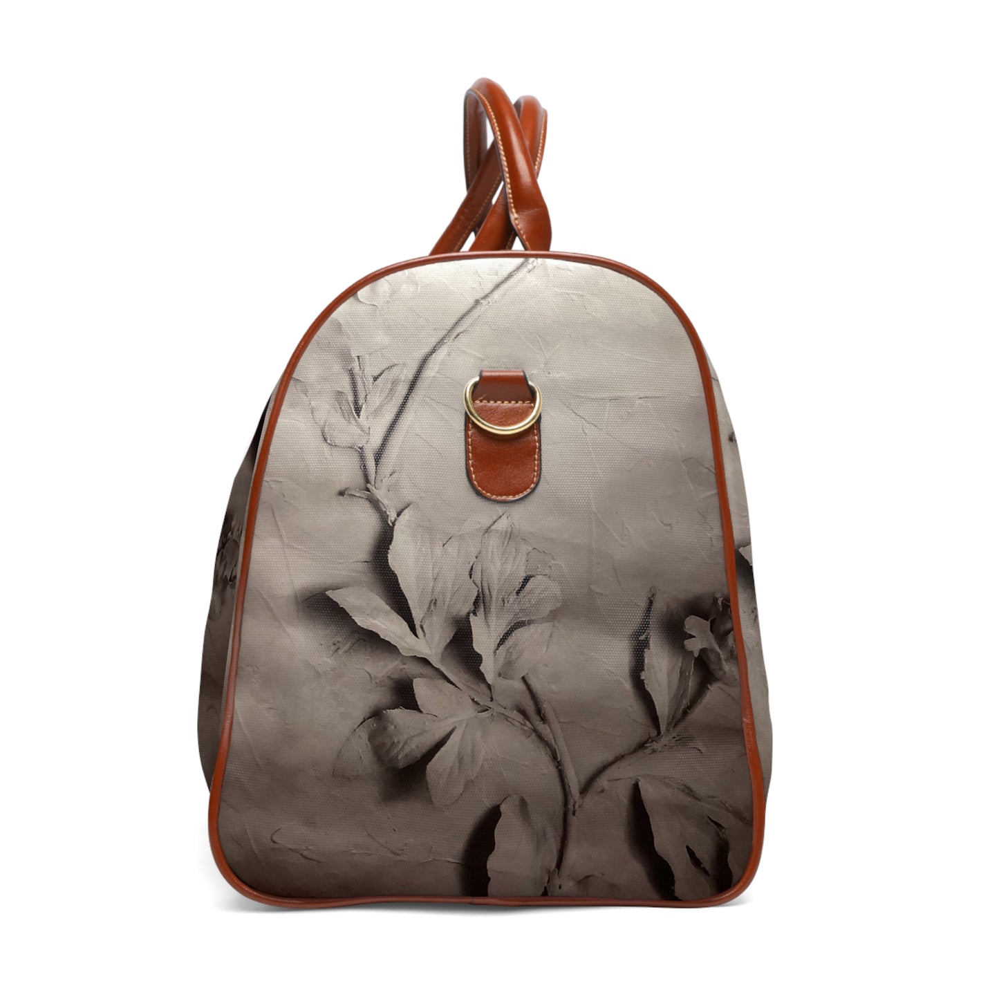 Elegant Waterproof Travel Bag with Floral Design