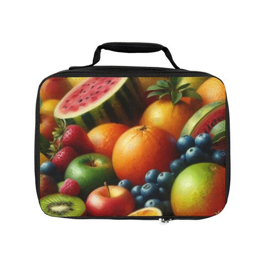 Colorful Fruit Design Lunch Bag - Perfect for Kids & Adults