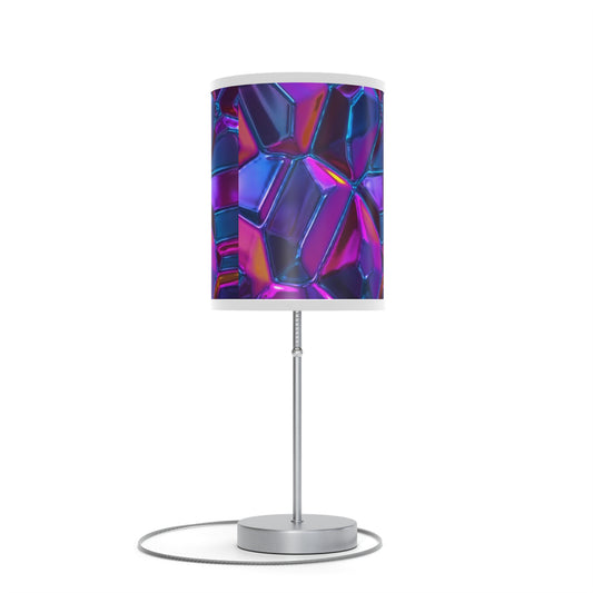 Modern Geometric Table Lamp - Vibrant LED Design for Home Decor