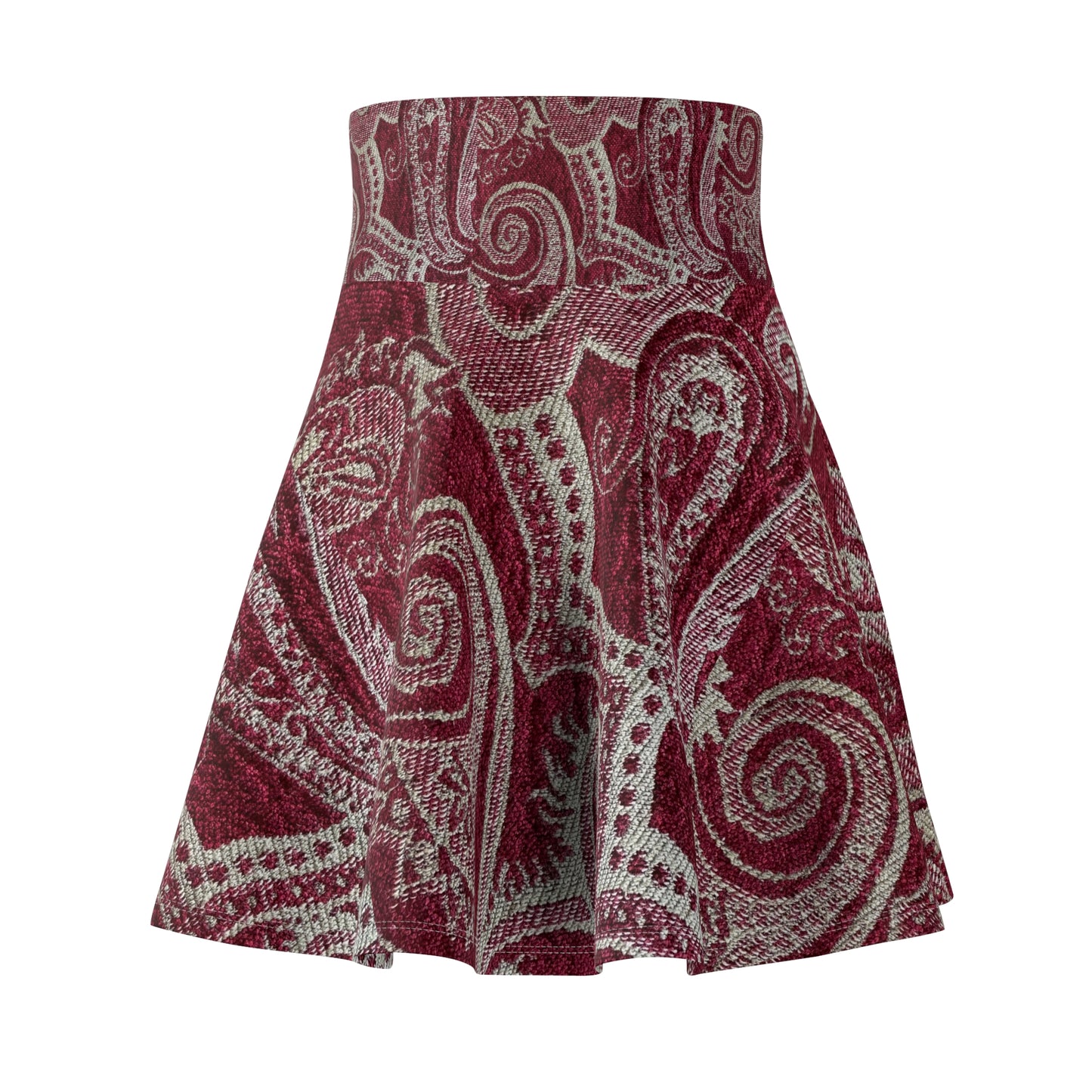 Bohemian Paisley Women's Skater Skirt - Flowy Summer Fashion