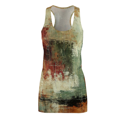 Abstract Art Racerback Dress - Chic Summer Dress for Women