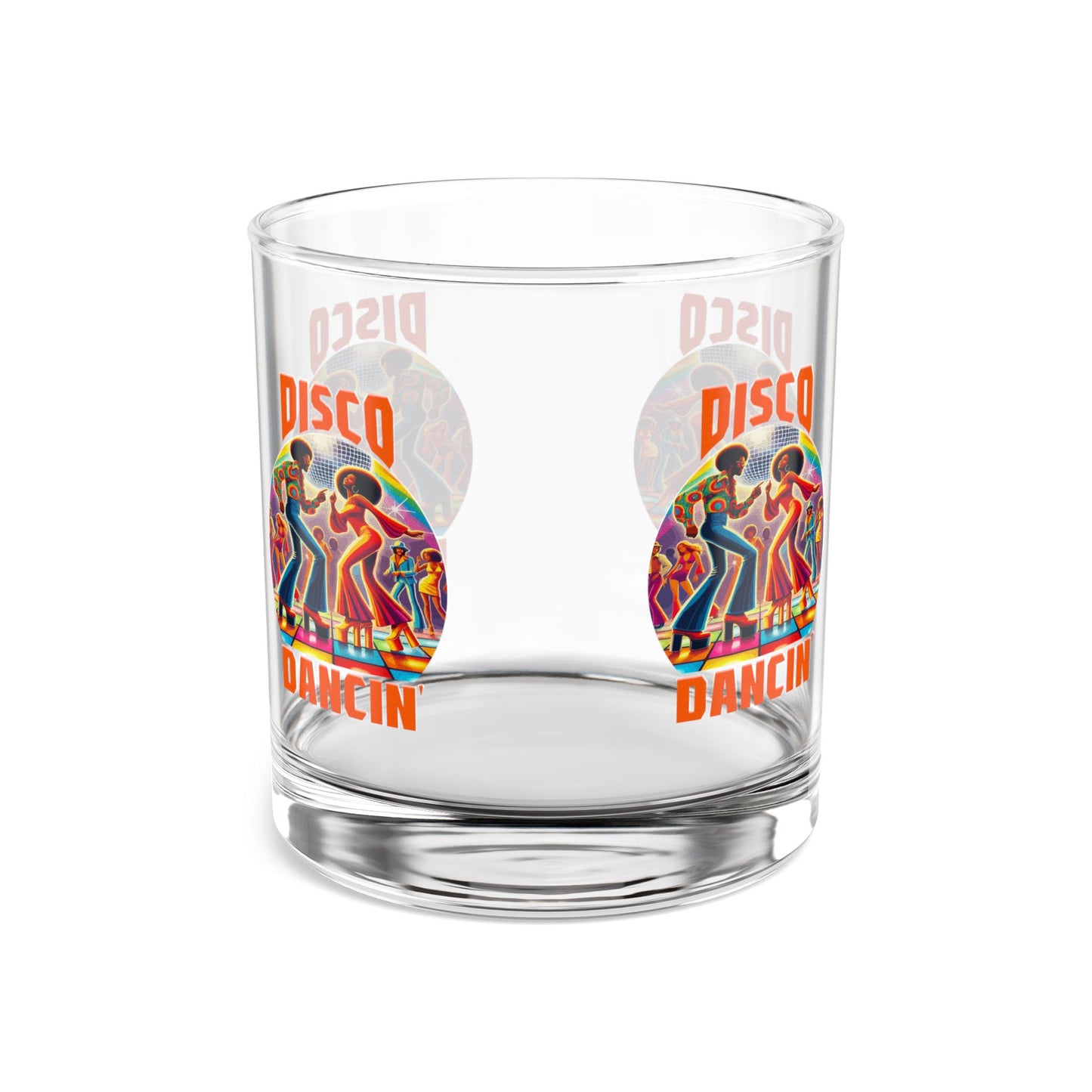 Groovy 10oz Rocks Glass - Vibrant Retro Drinkware for Celebrations
