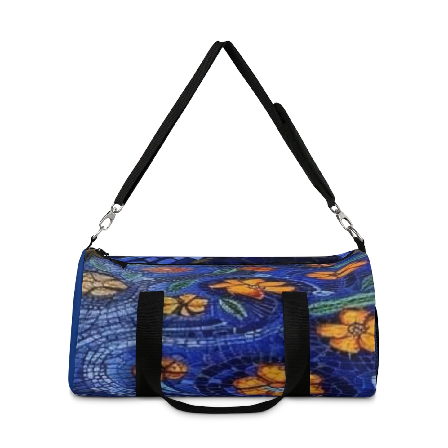 Vibrant Floral Duffel Bag - Stylish Travel Companion for Adventures and Workouts