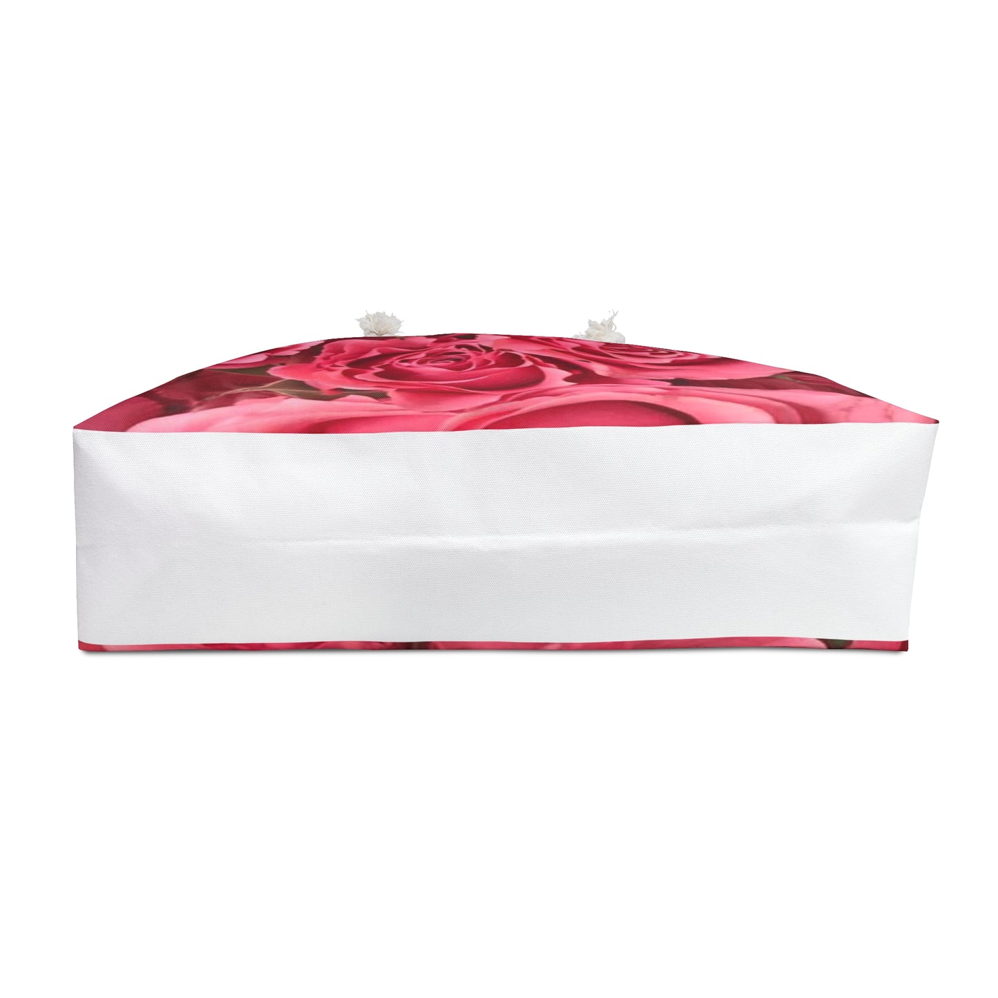 Floral Weekender Bag - Pink Roses Travel Tote for Weekend Getaways