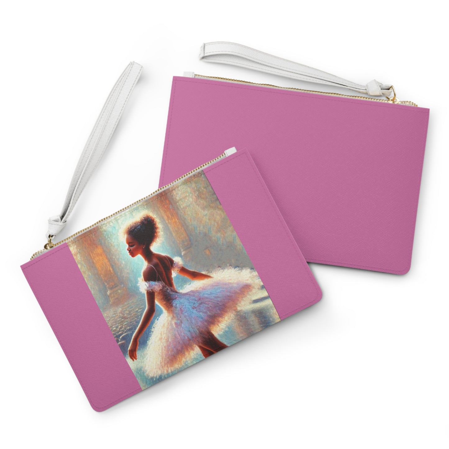 Elegant Ballerina Clutch Bag - Stylish Pouch for Dance Lovers