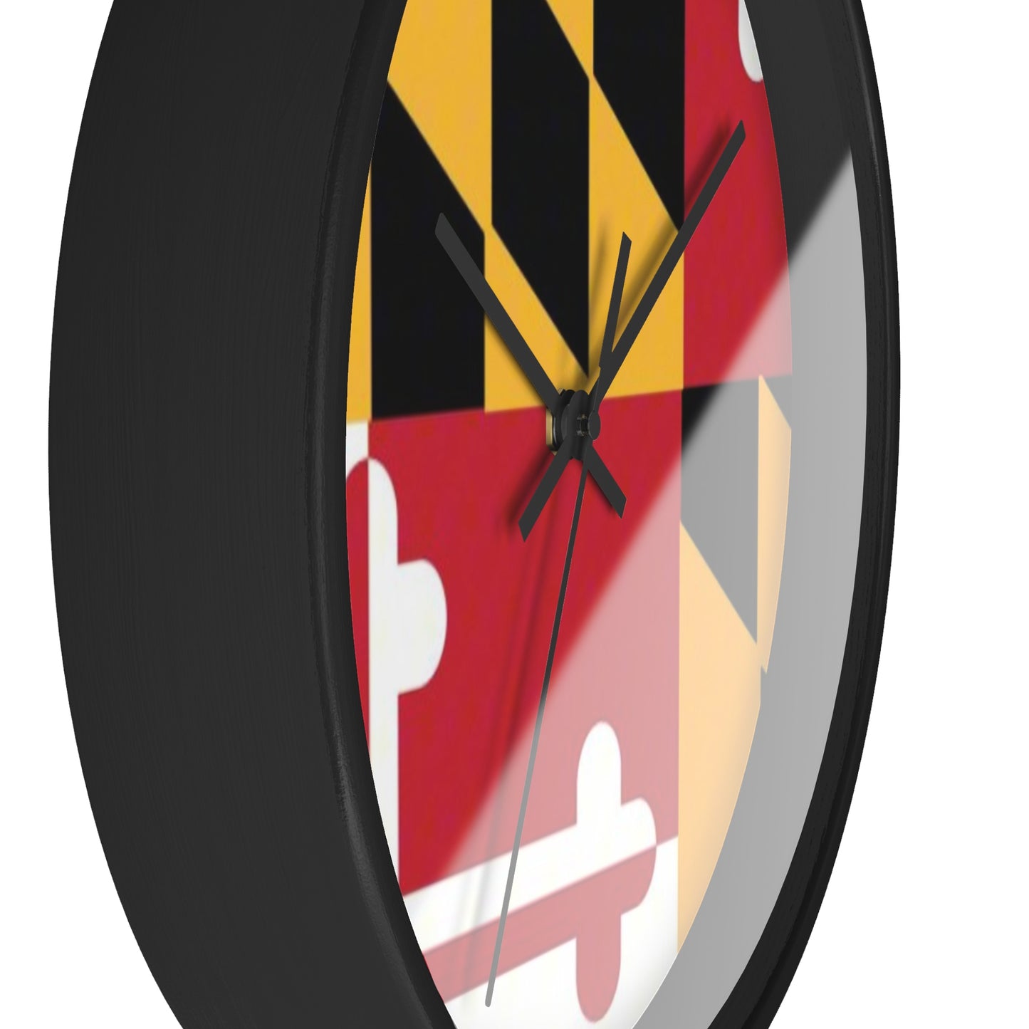 Maryland Flag Wall Clock - Vibrant Timepiece for Home Decor and Gift