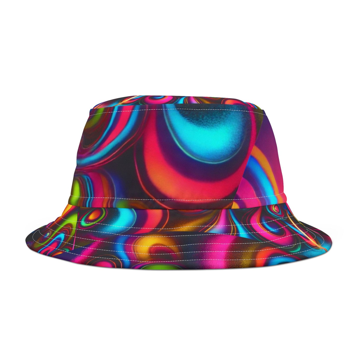 Vibrant Swirl Bucket Hat - Colorful Summer Headwear