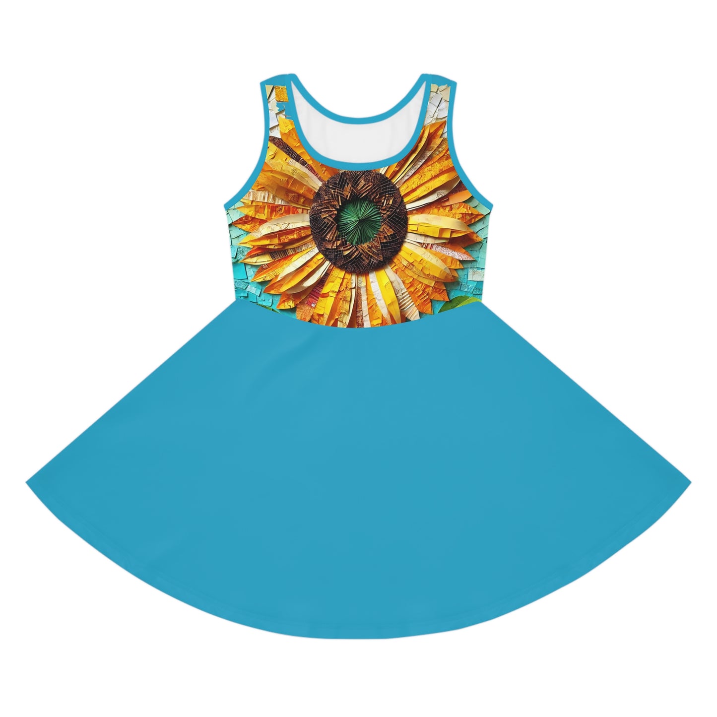 Girls' Sleeveless Sundress (AOP)