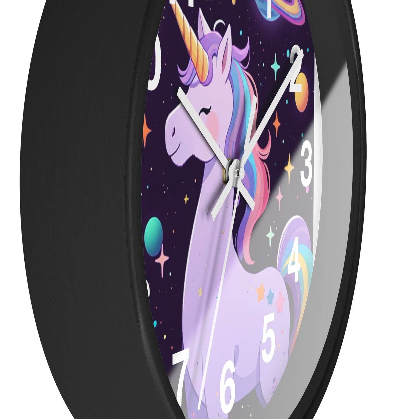 Magical Unicorn Wall Clock - Cosmic Decor for Kids' Rooms