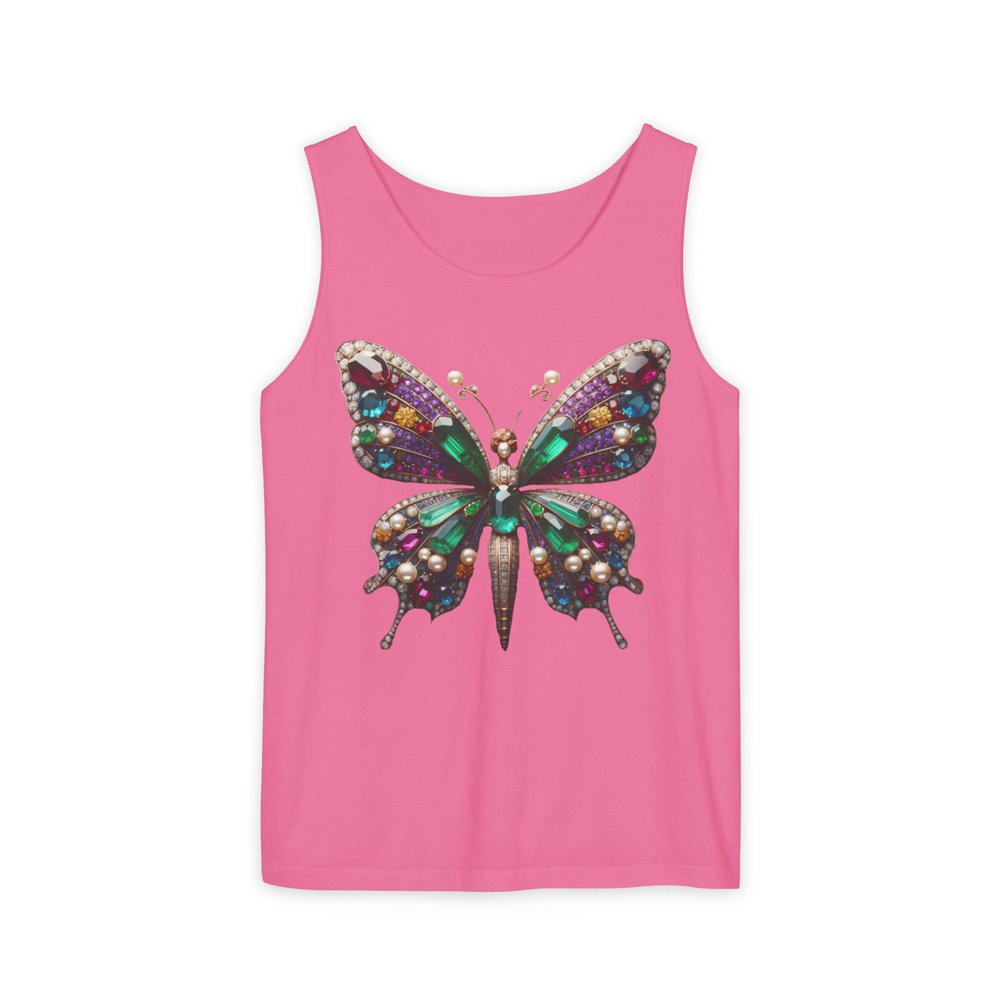 Butterfly Art Unisex Tank Top – Vibrant Summer Style
