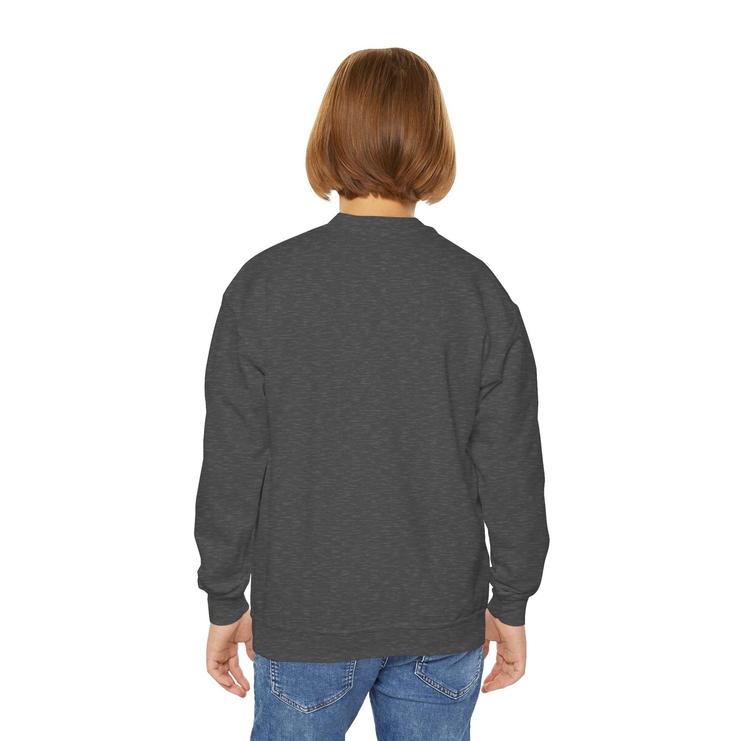 Rainbow Unicorn Youth Crewneck Sweatshirt - Magical Adventure Design