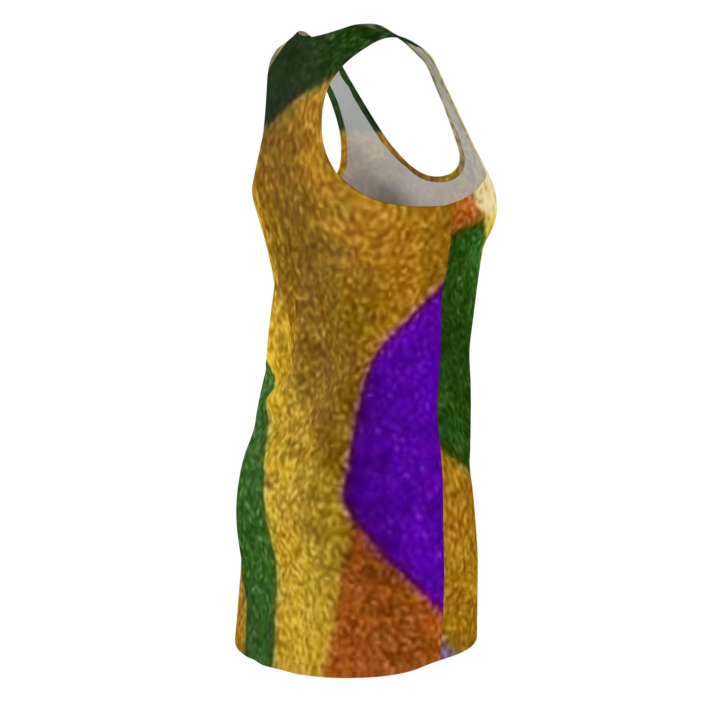 Vibrant Women's Racerback Dress - Colorful Summer Style