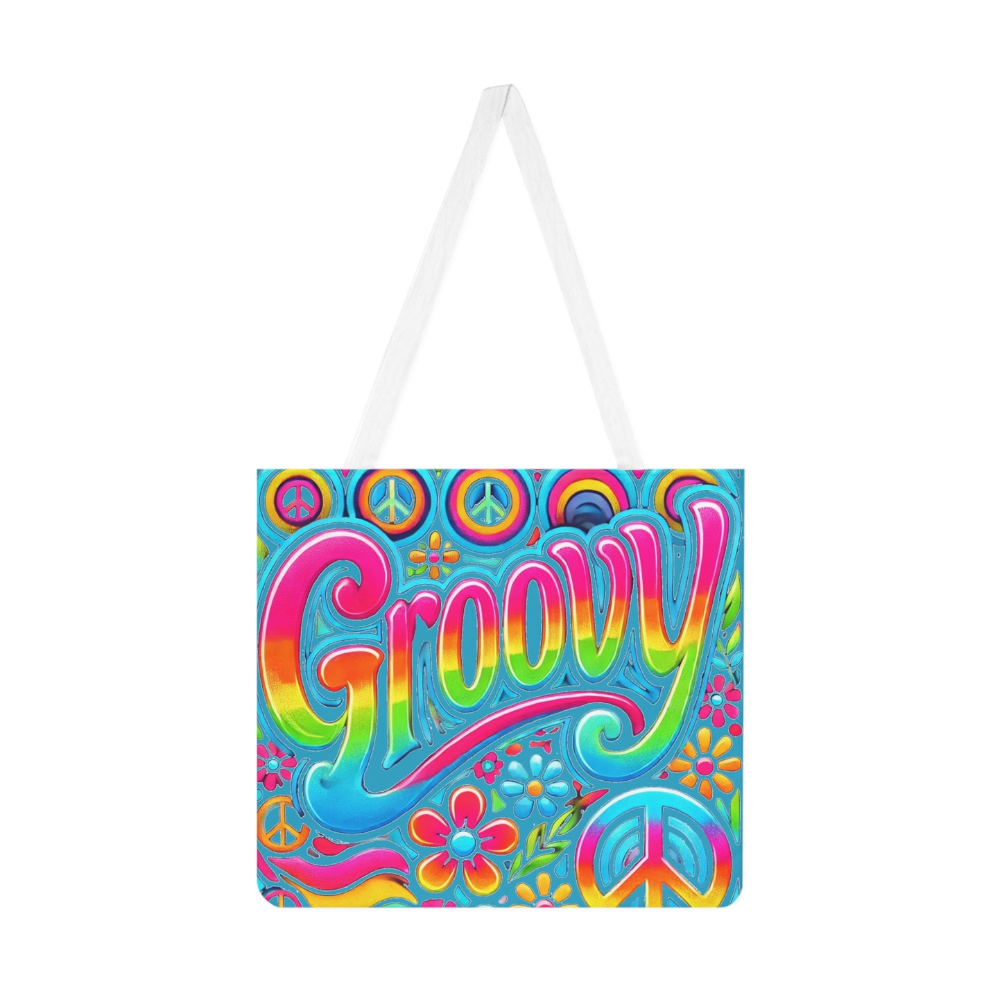 Groovy Shoulder Tote Bag – Colorful Vibes for Everyday Adventures