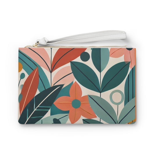 Botanical Print Clutch Bag | Stylish Floral Design for Everyday Use