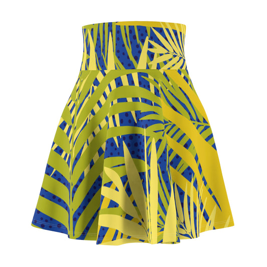 Tropical Oasis Women’s Skater Skirt - Bright & Fun Summer Fashion