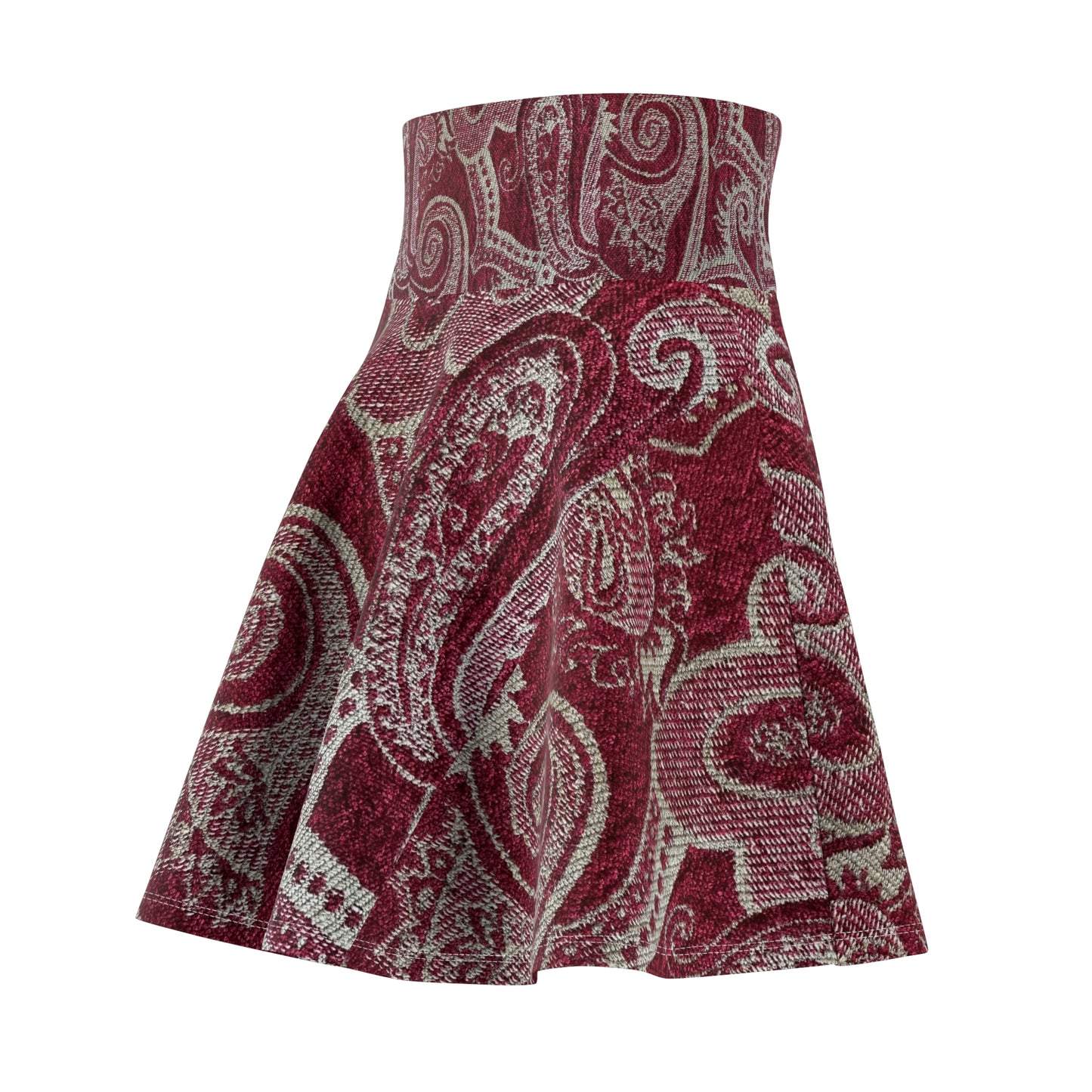 Bohemian Paisley Women's Skater Skirt - Flowy Summer Fashion