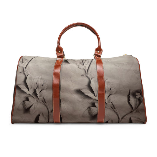 Elegant Waterproof Travel Bag with Floral Design