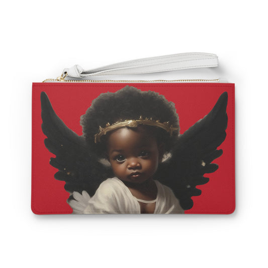 Angel Wings Clutch Bag - Elegant Red Design for Fashion-forward Individuals