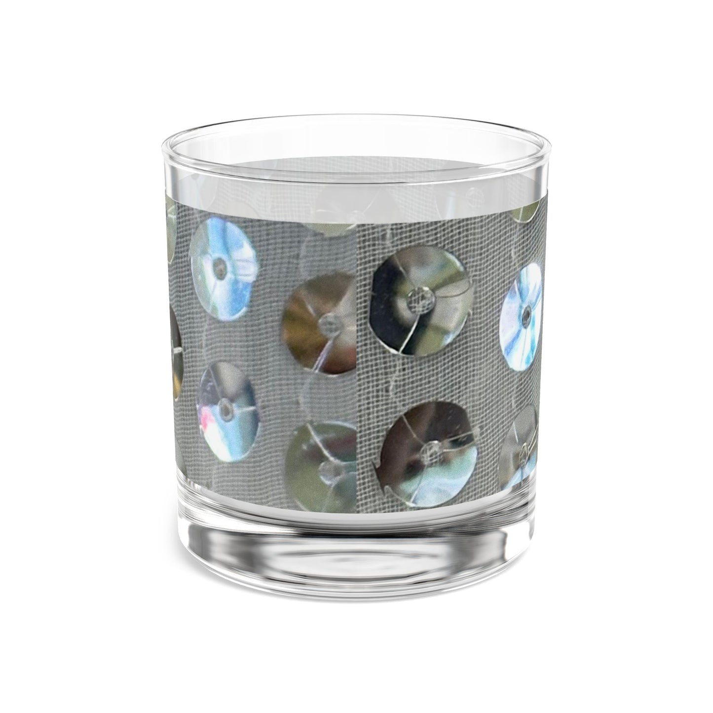 Glittery 10oz Rocks Glass - Perfect for Celebrations & Gift Giving