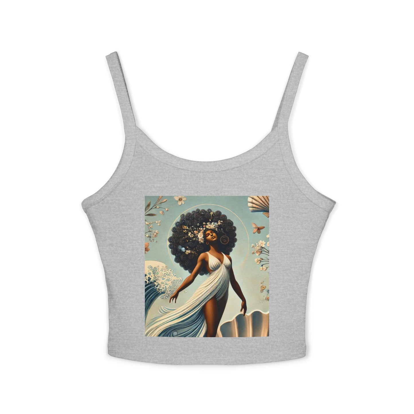 Boho Mermaid Women's Spaghetti Strap Tank Top - Summer Vibes