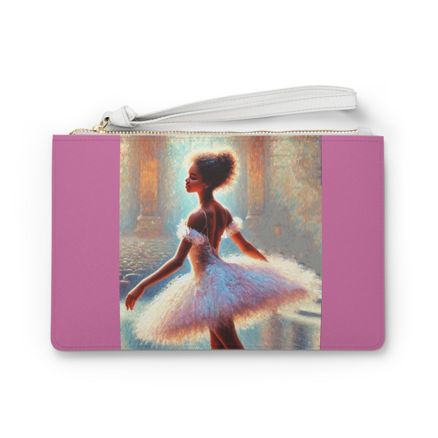 Elegant Ballerina Clutch Bag - Stylish Pouch for Dance Lovers