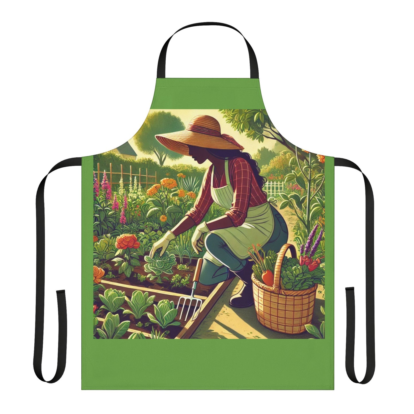 Apron, 5-Color Straps (AOP)