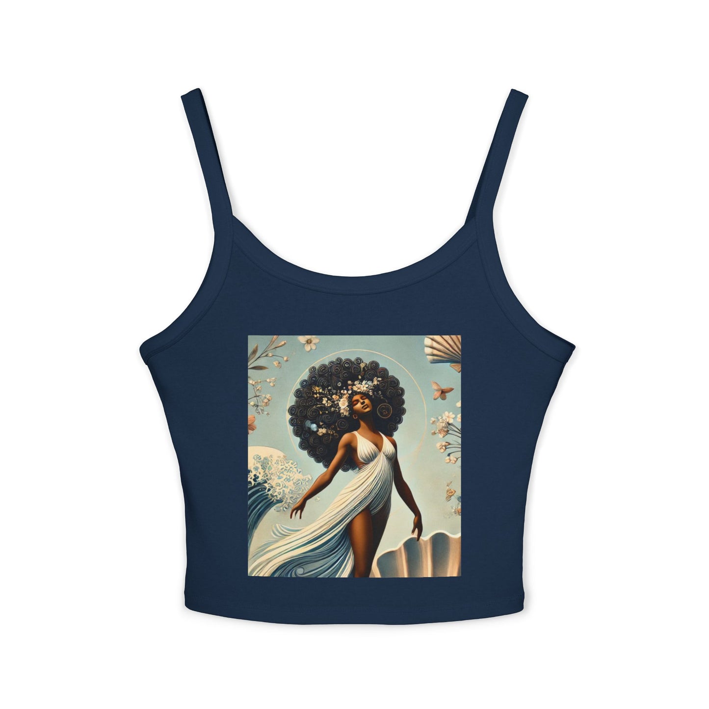 Boho Mermaid Women's Spaghetti Strap Tank Top - Summer Vibes