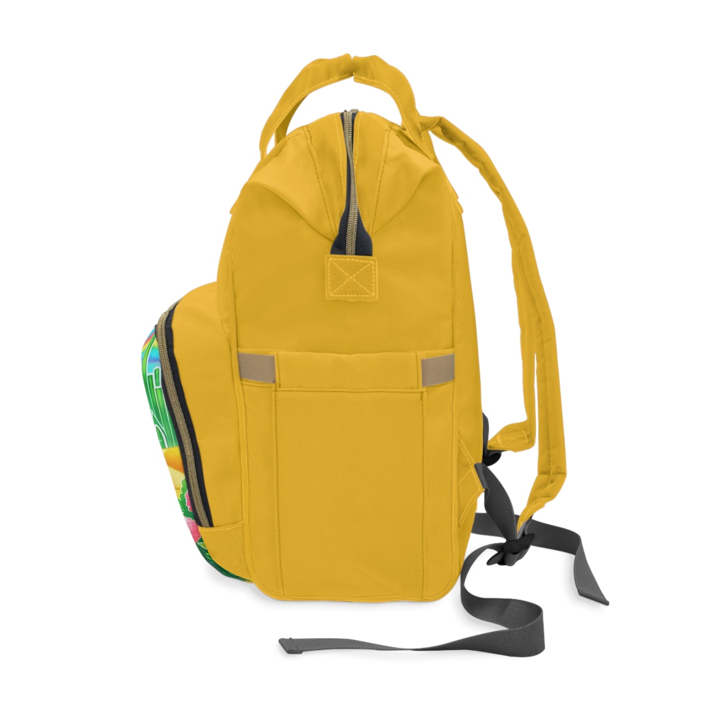 Charming Kids' Diaper Backpack with Rainbow Design