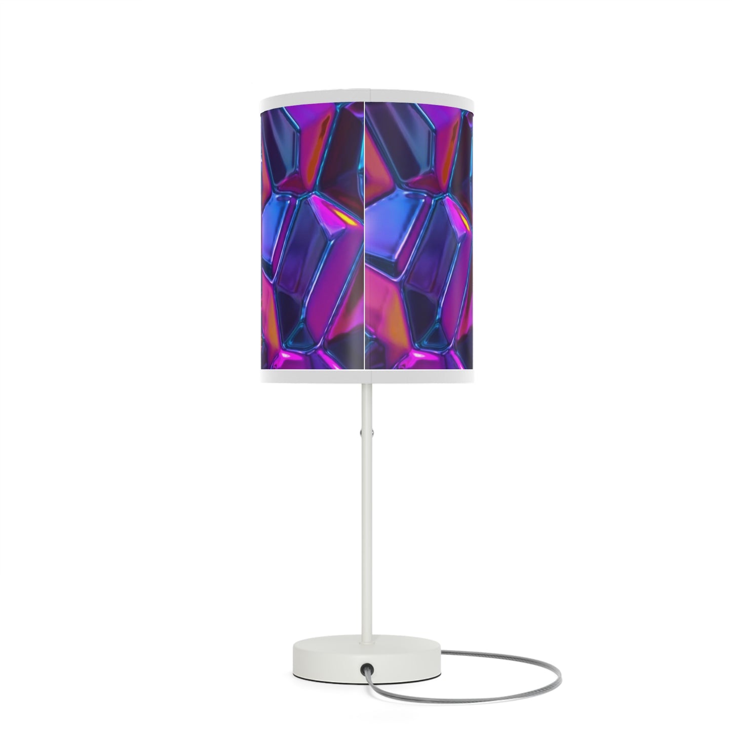 Modern Geometric Table Lamp - Vibrant LED Design for Home Decor