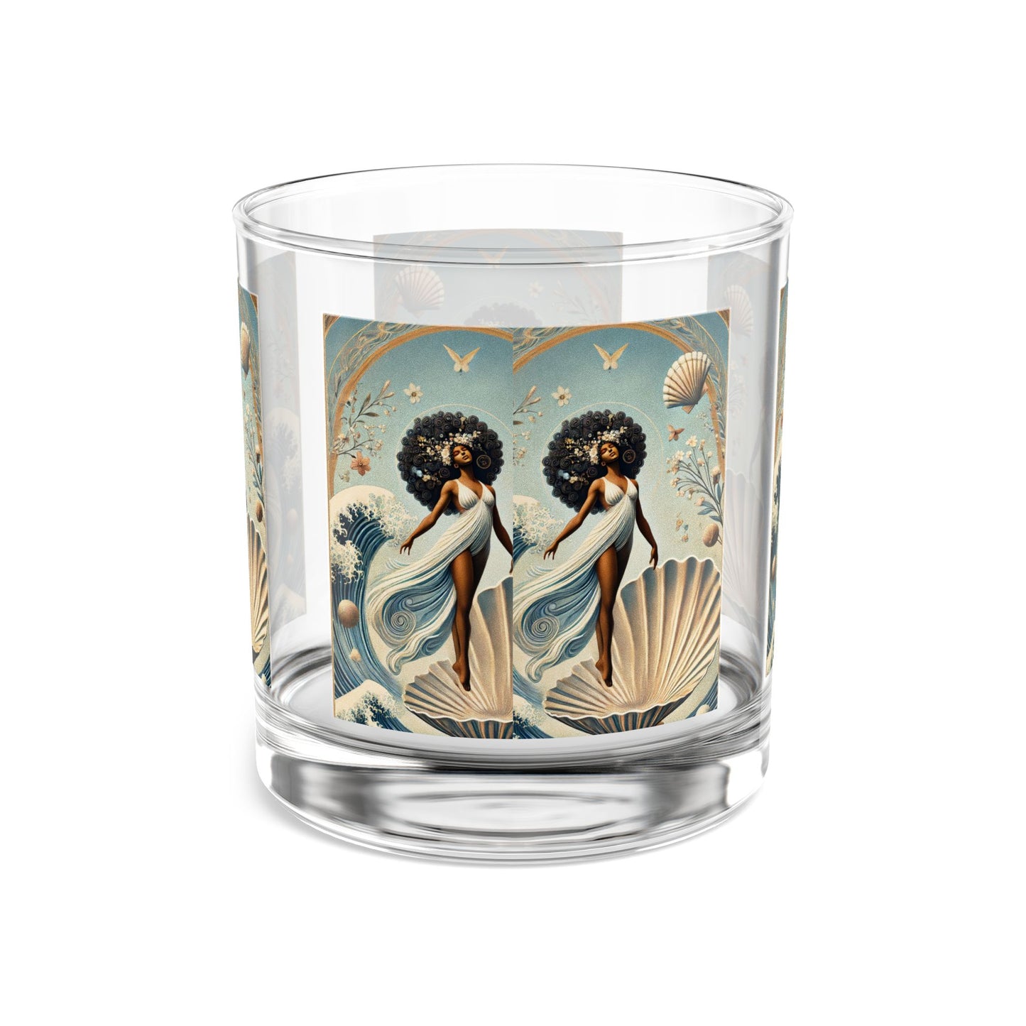 Coastal Goddess Rocks Glass - 10oz Decorative Drinkware