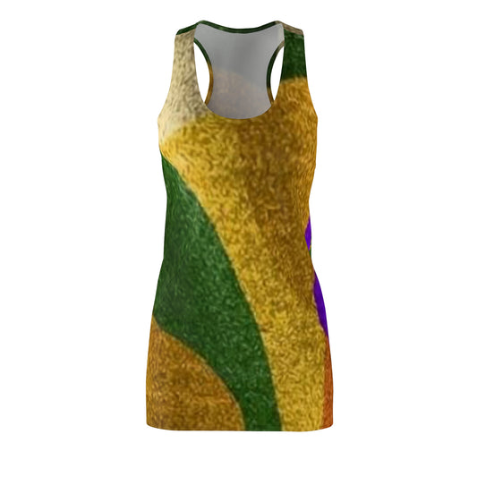 Vibrant Women's Racerback Dress - Colorful Summer Style