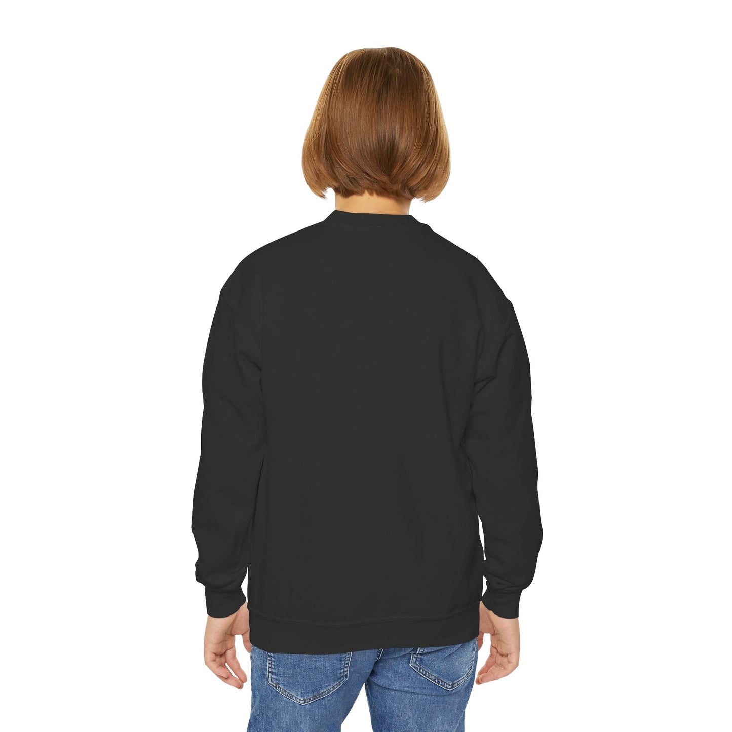 Rainbow Unicorn Youth Crewneck Sweatshirt - Magical Adventure Design