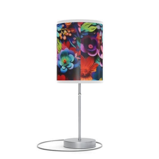 Vibrant Floral Table Lamp – Colorful Accent Light for Home Décor