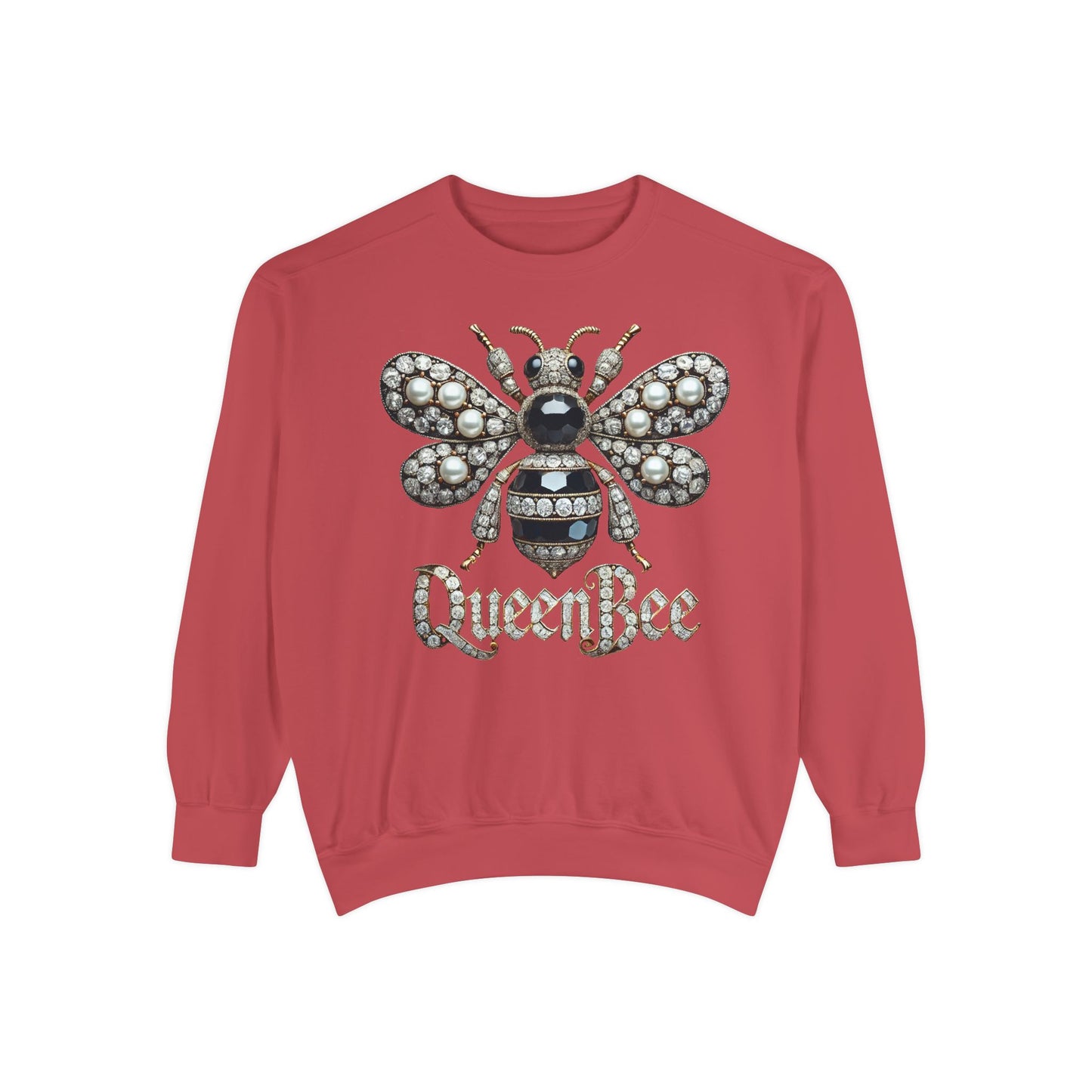Artistic Garment-Dyed Unisex Sweatshirt - Abstract Ocean Design