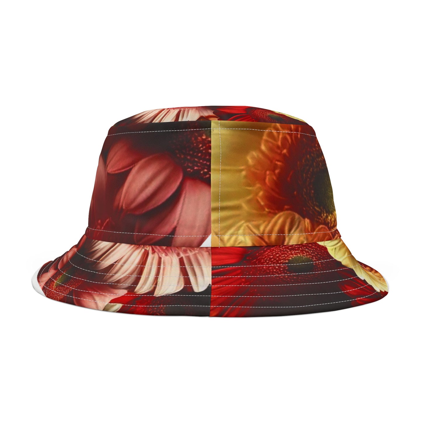 Floral Bucket Hat - Vibrant Garden Design for Summer Adventures