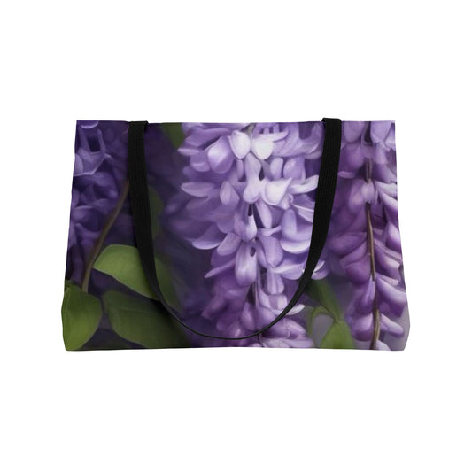 Lavender Floral Weekender Tote Bag - Perfect for Travel & Everyday Use