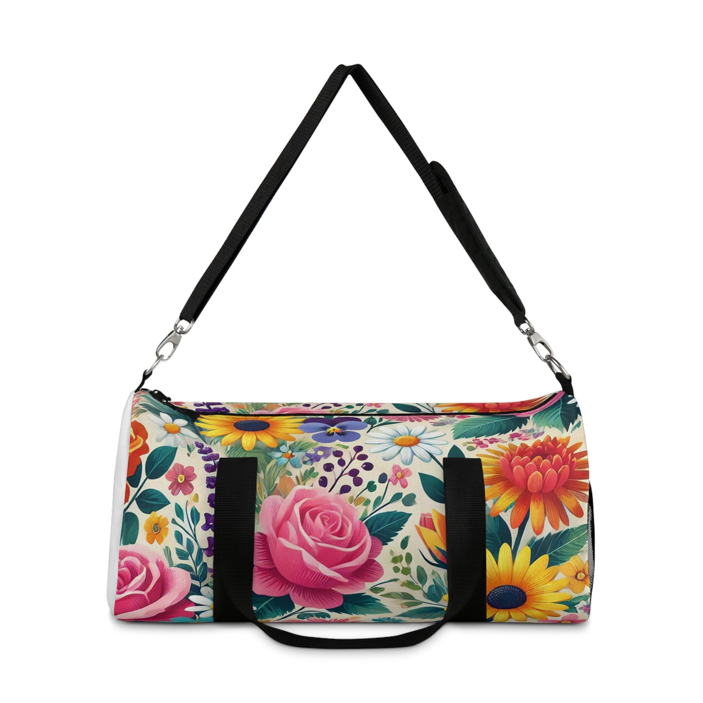 Floral Pattern Duffel Bag - Stylish Travel Companion for Women