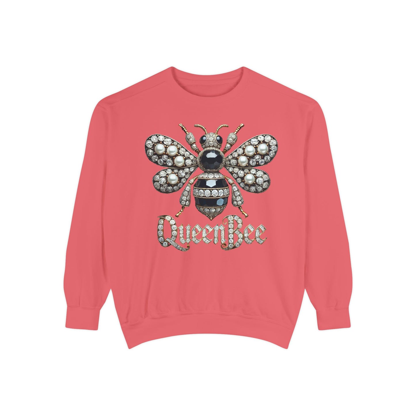 Artistic Garment-Dyed Unisex Sweatshirt - Abstract Ocean Design