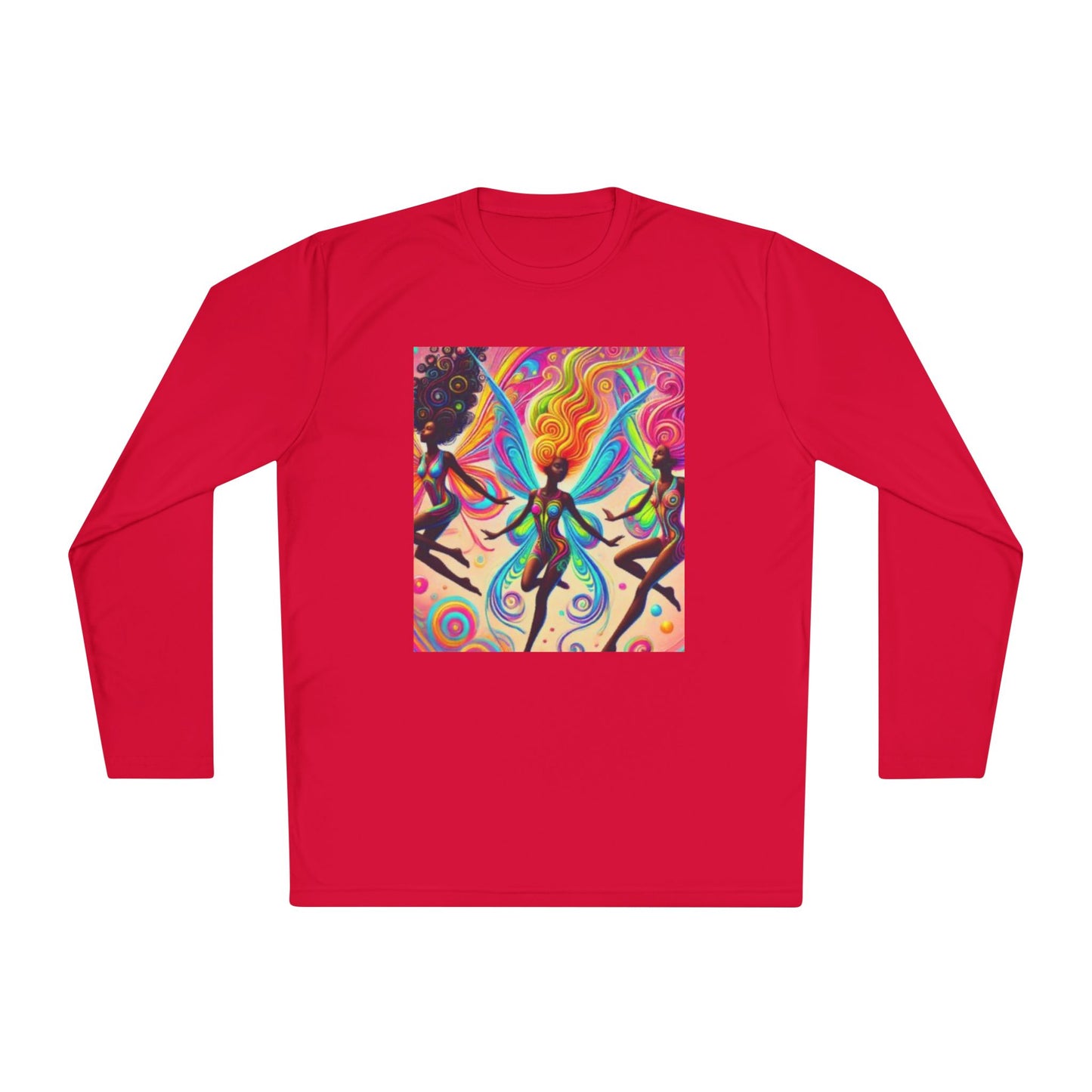 Colorful Dance Art Unisex Lightweight Long Sleeve Tee - Perfect for Festivals & Celebrations