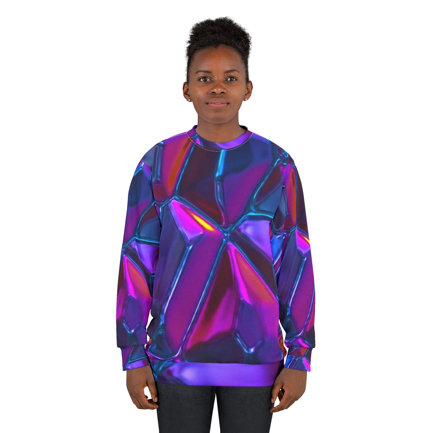 Copy of Vibrant Abstract Unisex Sweatshirt - Colorful Modern Design