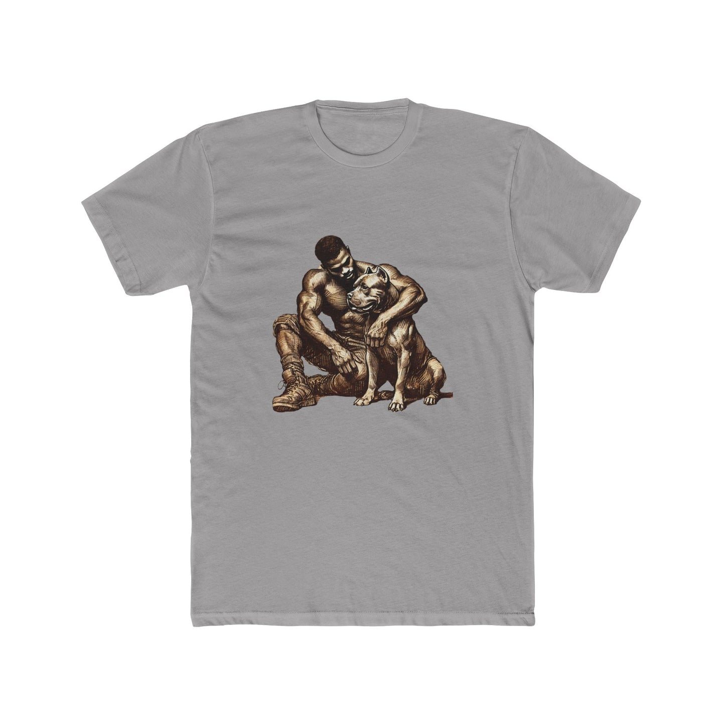 Muscle & Dog Bond Unisex Cotton Crew Tee