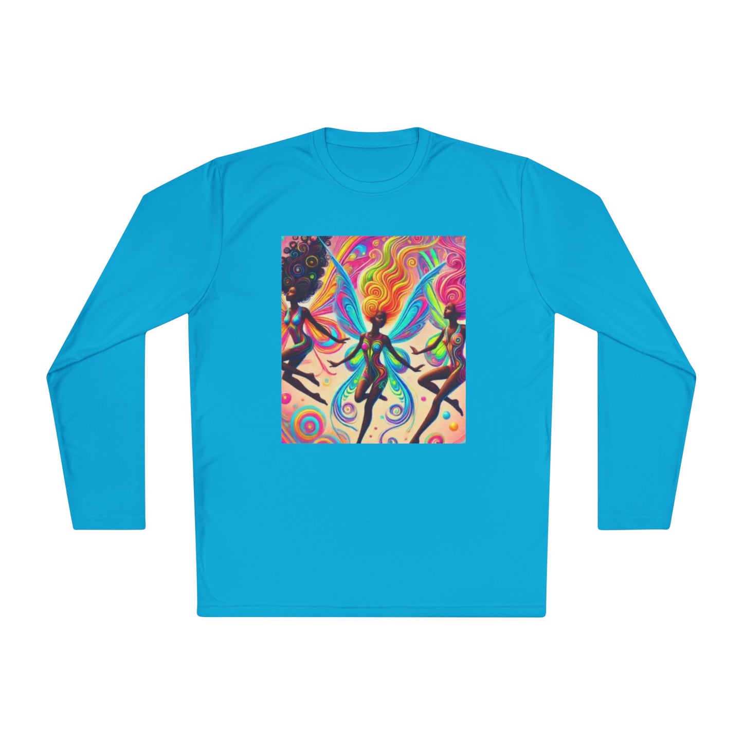 Colorful Dance Art Unisex Lightweight Long Sleeve Tee - Perfect for Festivals & Celebrations