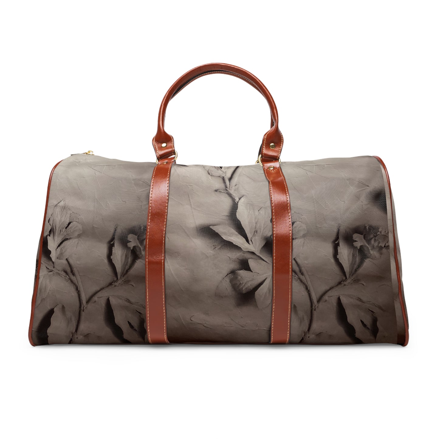 Elegant Waterproof Travel Bag with Floral Design