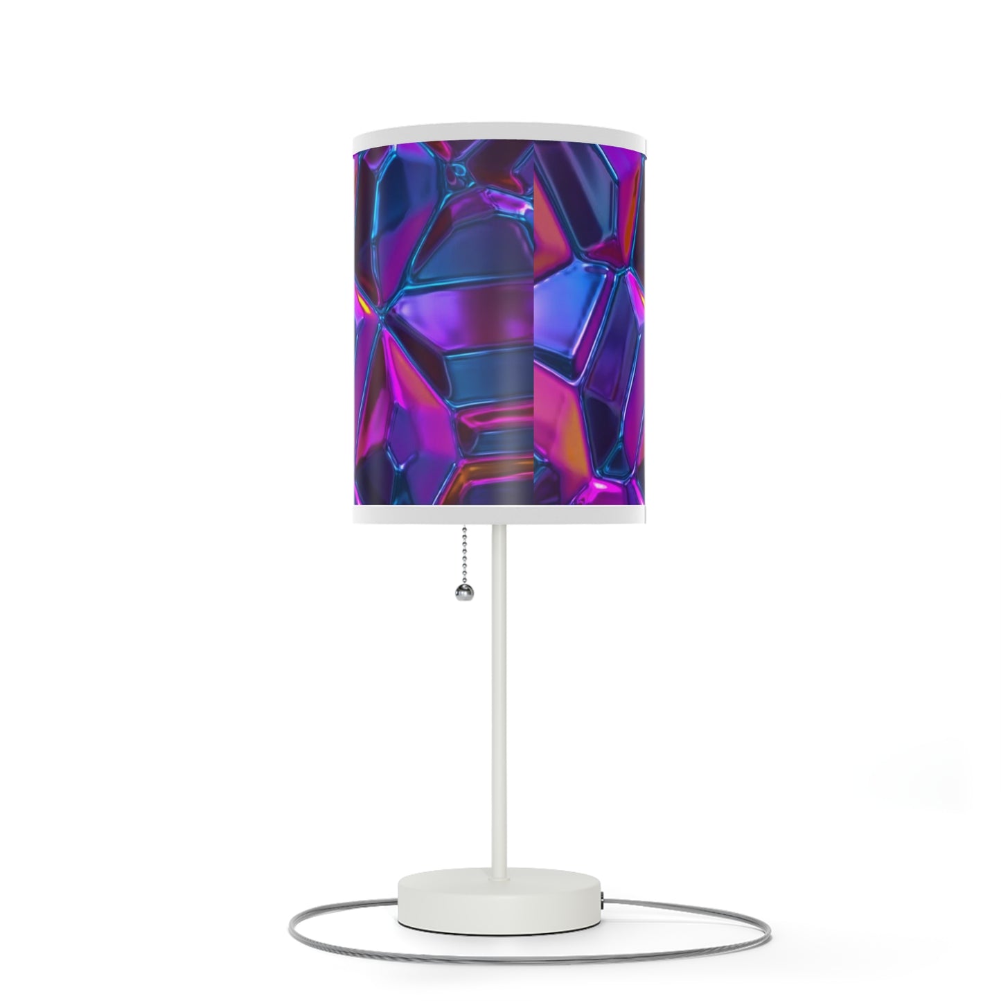 Modern Geometric Table Lamp - Vibrant LED Design for Home Decor