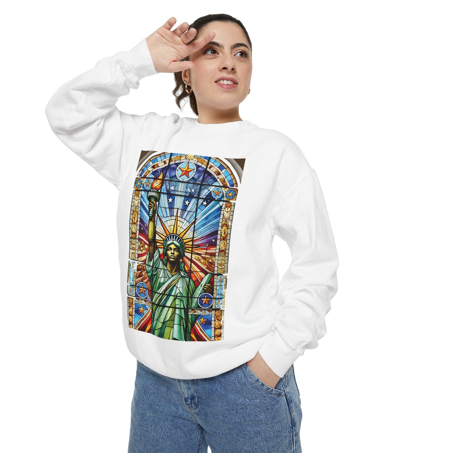 Unisex Garment-Dyed Sweatshirt
