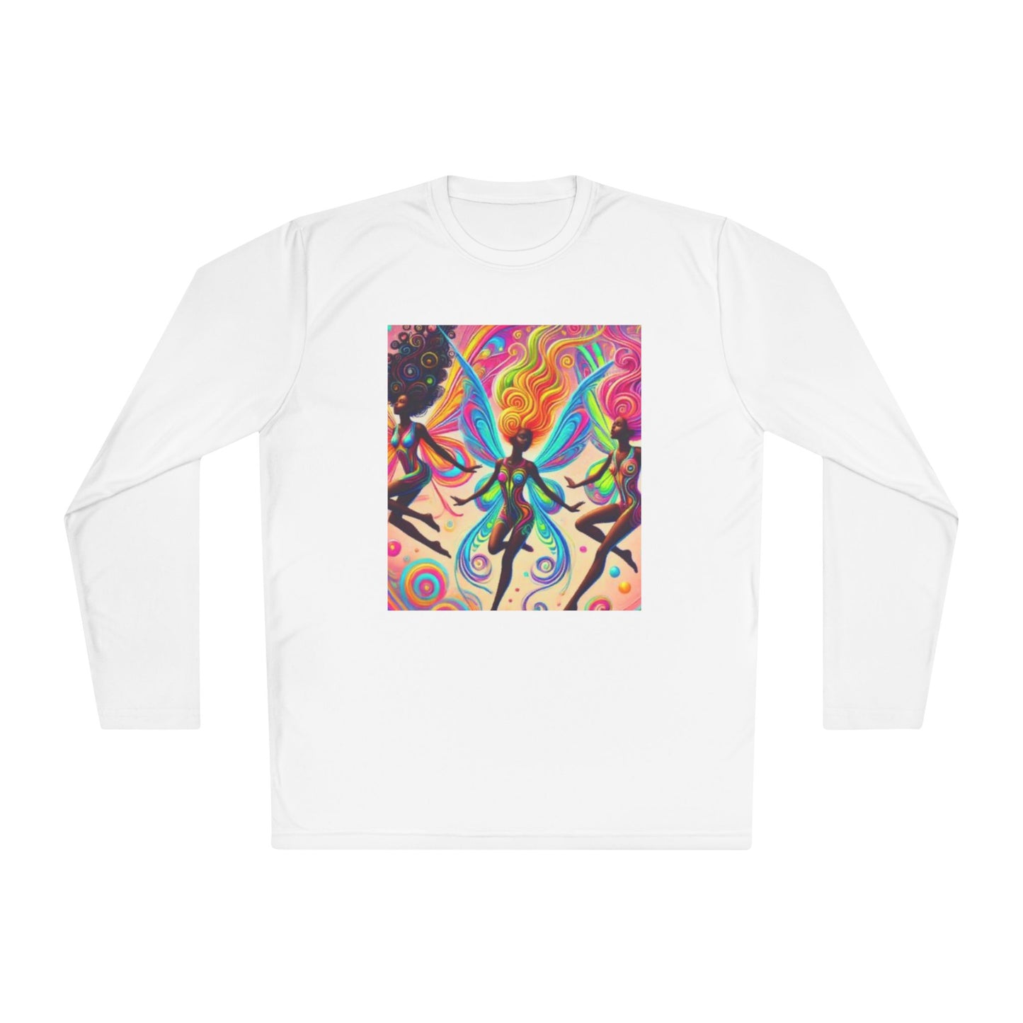 Colorful Dance Art Unisex Lightweight Long Sleeve Tee - Perfect for Festivals & Celebrations
