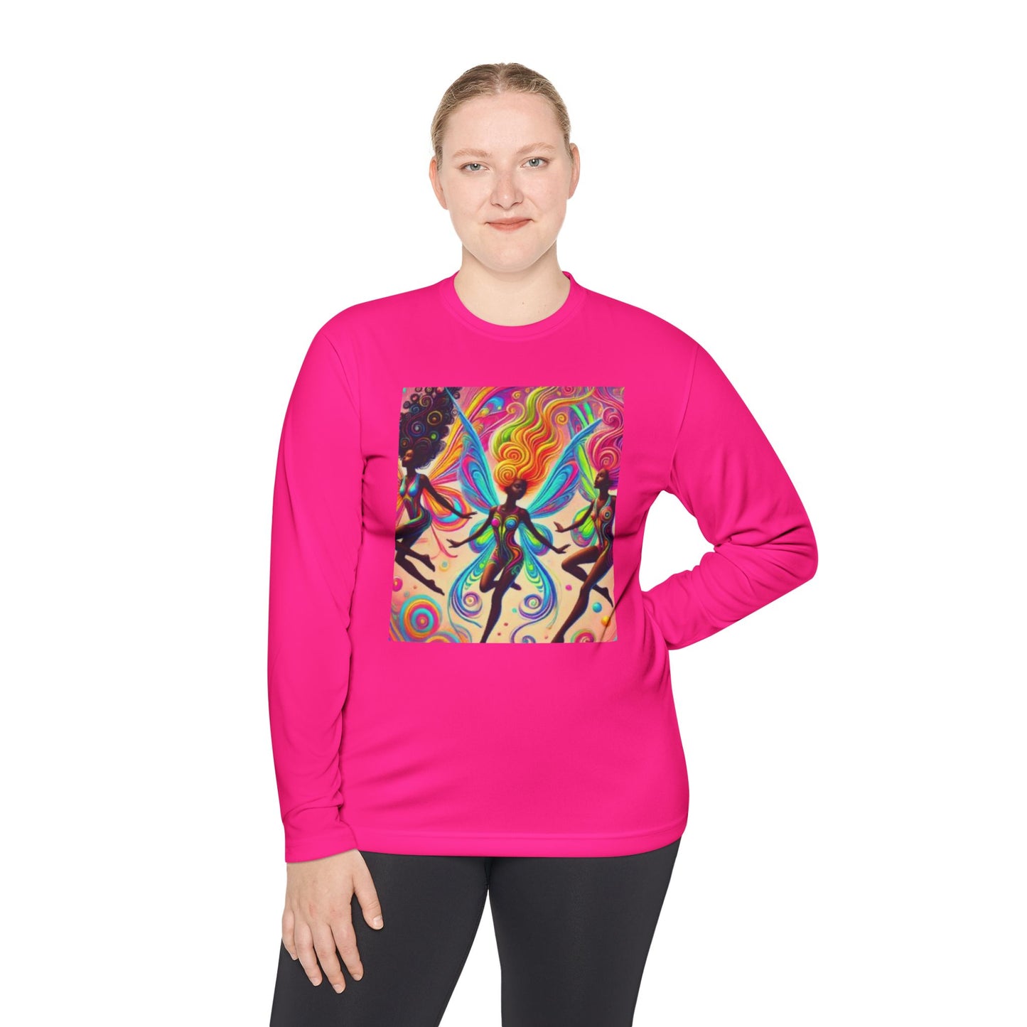 Colorful Dance Art Unisex Lightweight Long Sleeve Tee - Perfect for Festivals & Celebrations